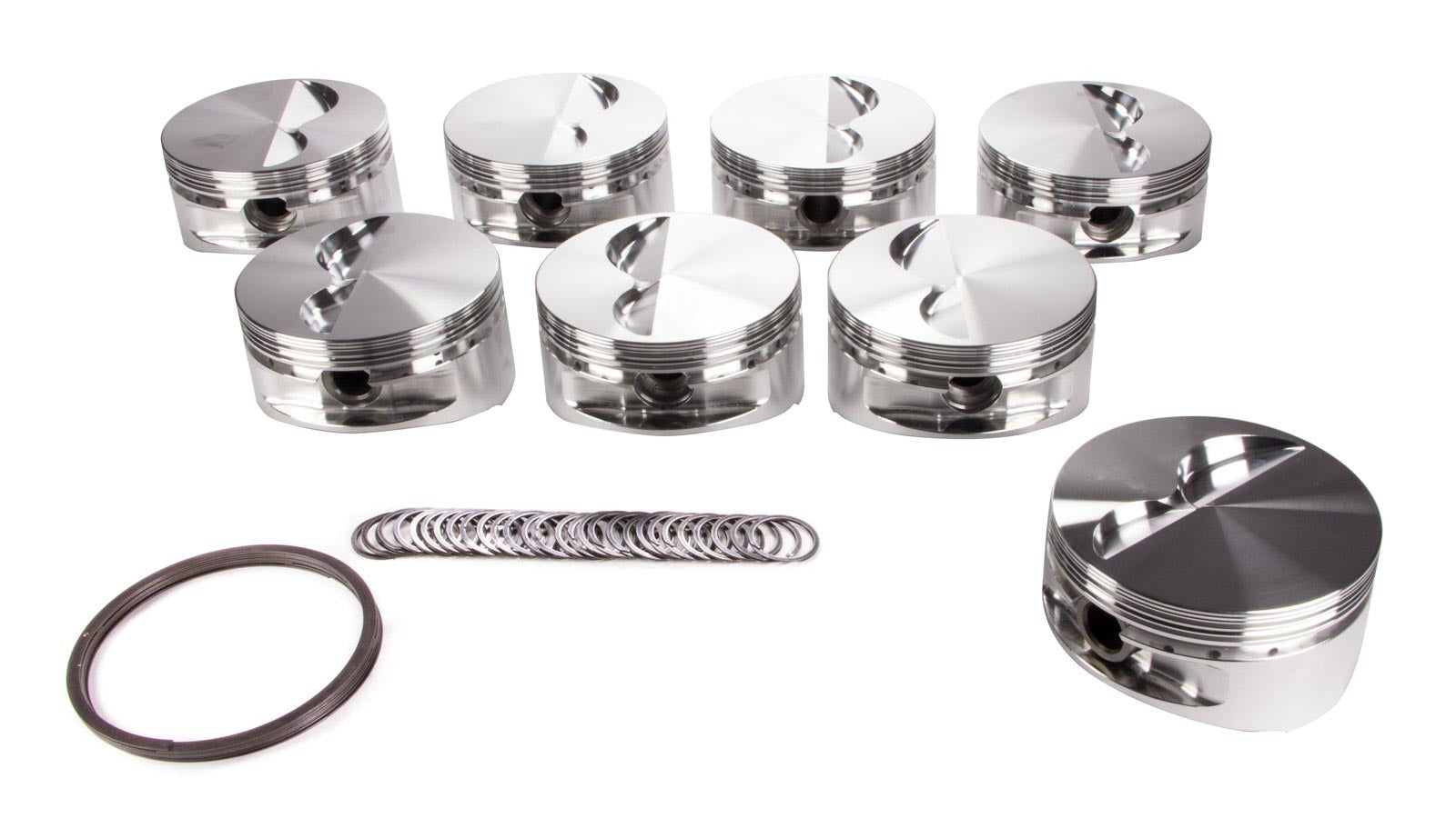 JE PISTONS SBC F/T piston Set 4.125 Bore -5.0cc JE PISTONS