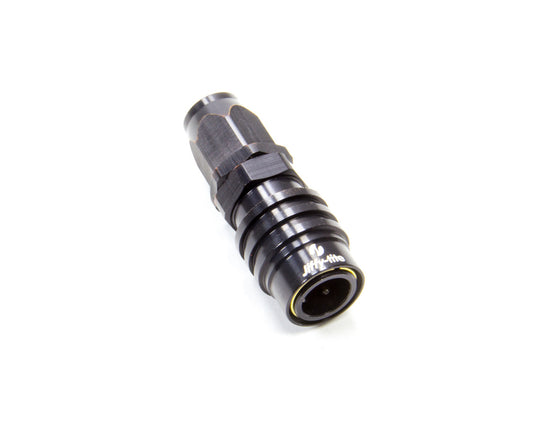 JIFFY-TITE Q/R #6 Straight Hose End Black JIFFY-TITE