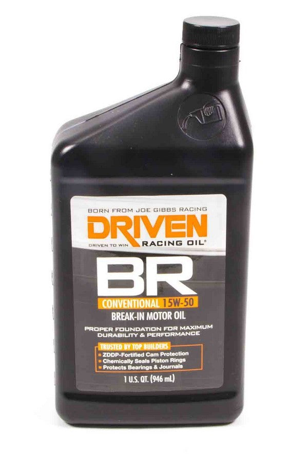 DRIVEN RACING OIL BR 15w50 Petroleum Oil 1Qt Break-In Oil DRIVEN RACING OIL