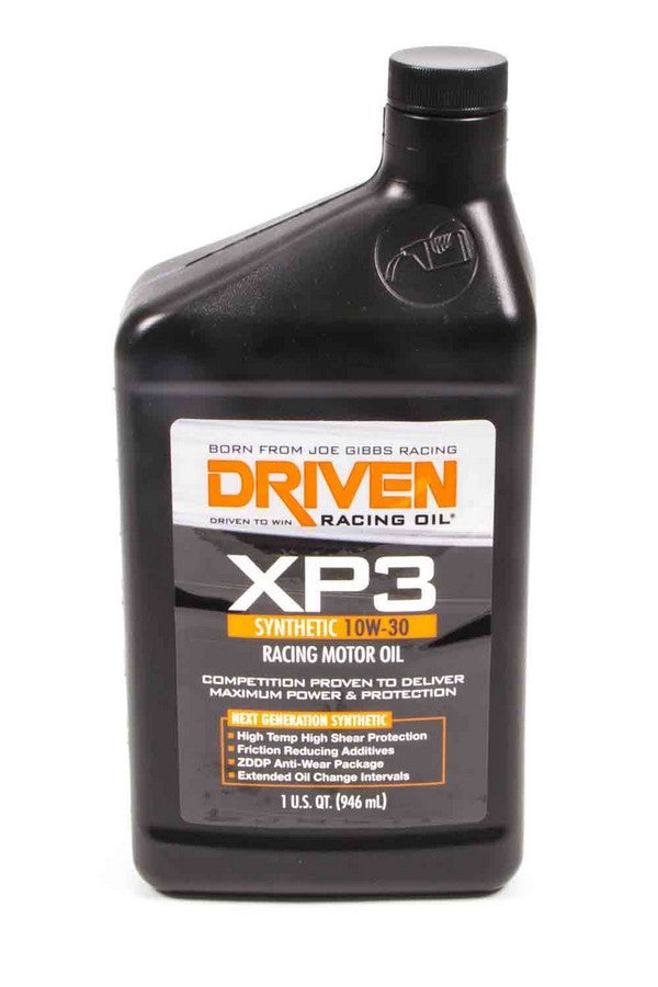 DRIVEN RACING OIL XP3 10w30 Synthetic Oil 1 Qt Bottle DRIVEN RACING OIL