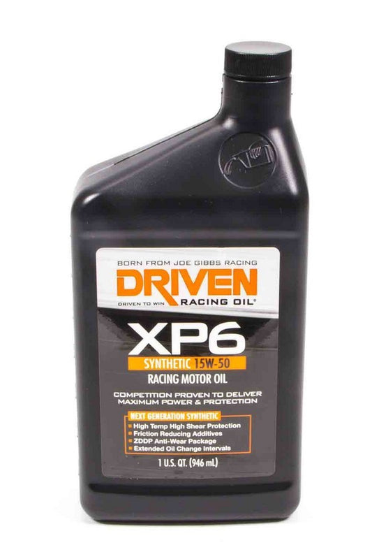 DRIVEN RACING OIL XP6 15w50 Synthetic Oil 1 Qt Bottle DRIVEN RACING OIL