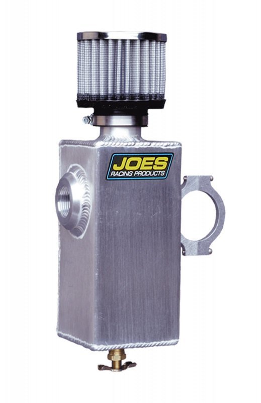 JOES RACING PRODUCTS Dry Sump Breather Tank 1-1/2in Clamp On JOES RACING PRODUCTS