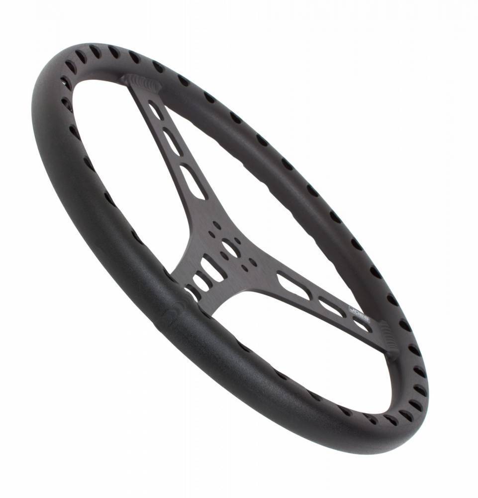 JOES RACING PRODUCTS 14in Flat Steering Wheel Black JOES RACING PRODUCTS