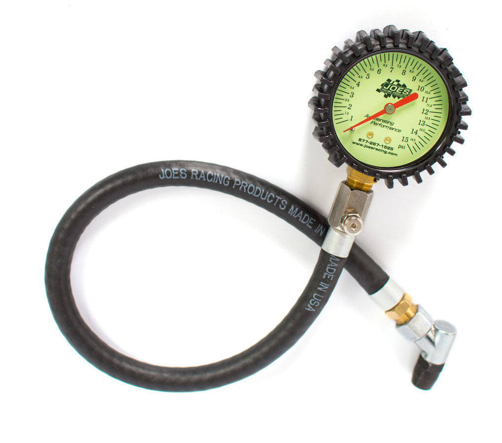 JOES RACING PRODUCTS Tire Pressure Gauge 0-15 PSI JOES RACING PRODUCTS