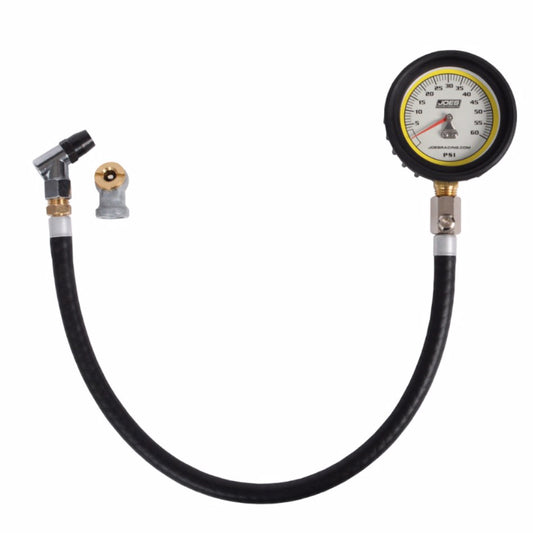 JOES RACING PRODUCTS Tire Pressure Gauge 0-60psi Pro w/HiFlo Hold JOES RACING PRODUCTS