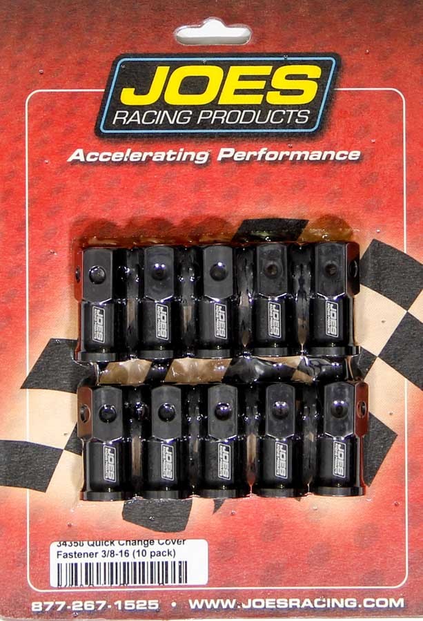 JOES RACING PRODUCTS LW Aluminum Quick Change Cover Nut Kit - 10 Pack JOES RACING PRODUCTS