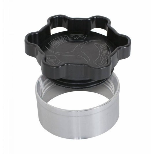 JOES RACING PRODUCTS Filler Cap with Weld-In Bung Alum  2in ID Black JOES RACING PRODUCTS