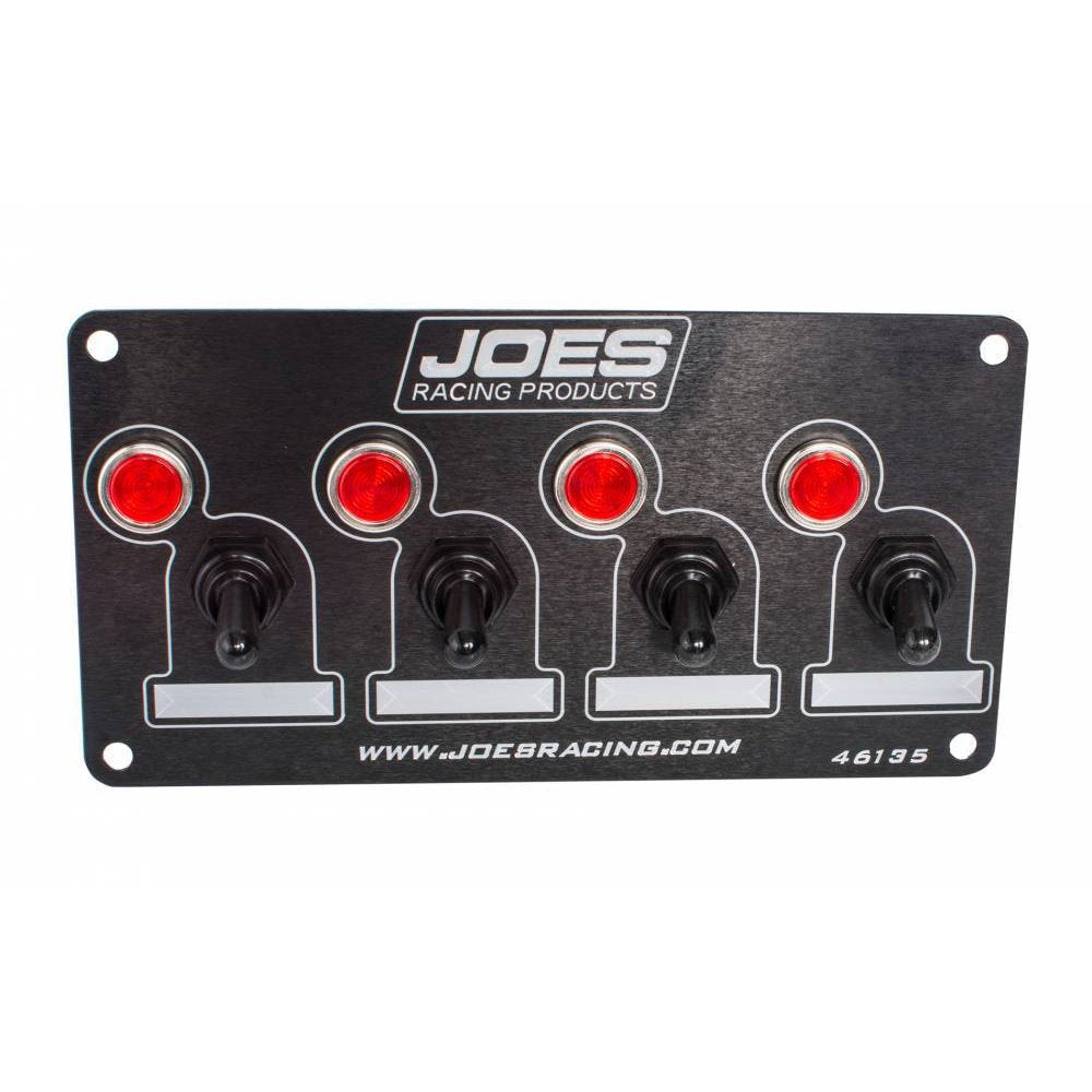 JOES RACING PRODUCTS Accessory Switch Panel w /4 Switches and Lights JOES RACING PRODUCTS