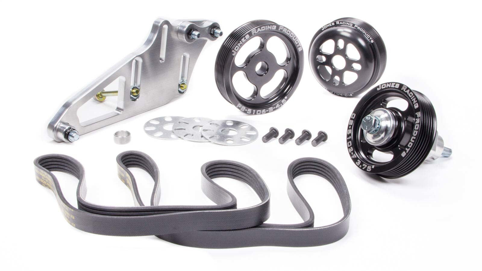 JONES RACING PRODUCTS Serpentine Drive Kit - SBC Crate Engine w/P/S JONES RACING PRODUCTS