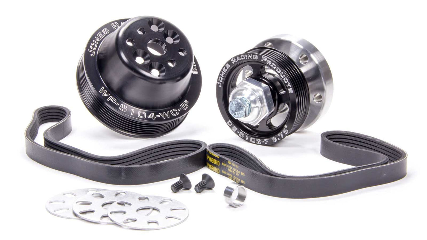 JONES RACING PRODUCTS Serpentine Drive Kit - SBF JONES RACING PRODUCTS