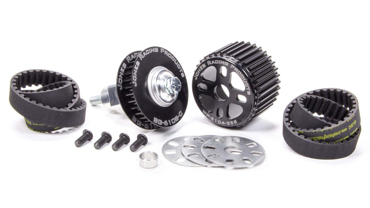 JONES RACING PRODUCTS HTD Water Pump Drive Kit SBC JONES RACING PRODUCTS