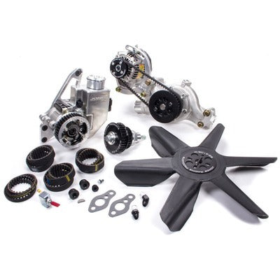 JONES RACING PRODUCTS Drive Kit HTD SBC Crate P/S W/P & Alt w/Fan JONES RACING PRODUCTS