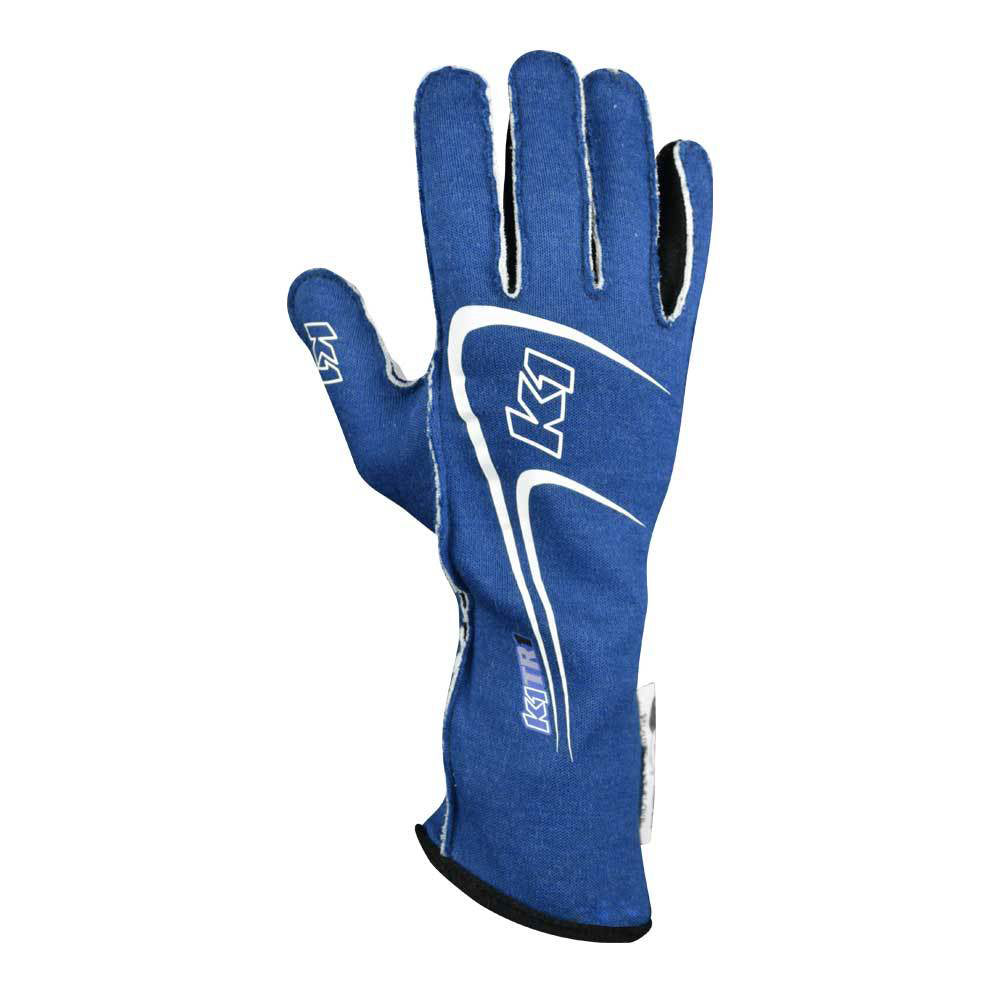 K1 RACEGEAR Glove Track 1 Blue XX- Small Youth K1 RACEGEAR