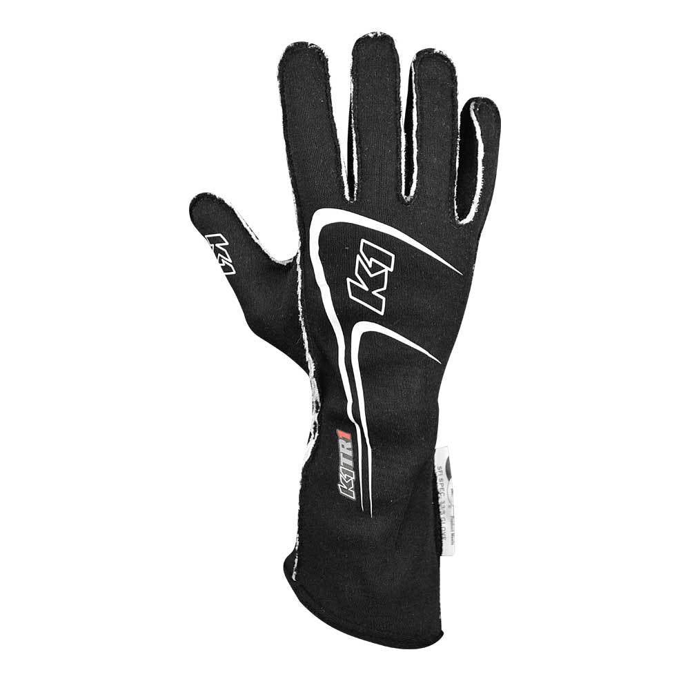 K1 RACEGEAR Glove Track 1 Black XX- Small Youth K1 RACEGEAR