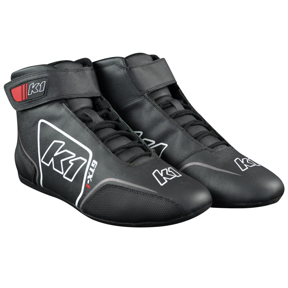 K1 RACEGEAR Shoe GTX-1 Black / Grey Size 10 K1 RACEGEAR