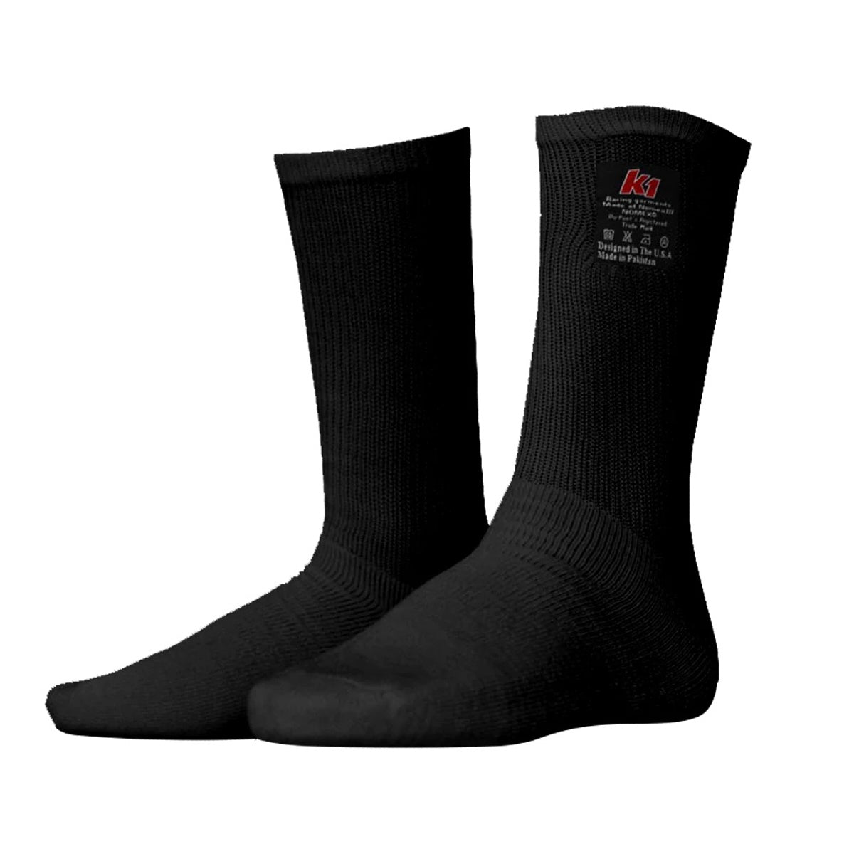 K1 RACEGEAR Socks Nomex K1 Black Large/X-Large K1 RACEGEAR