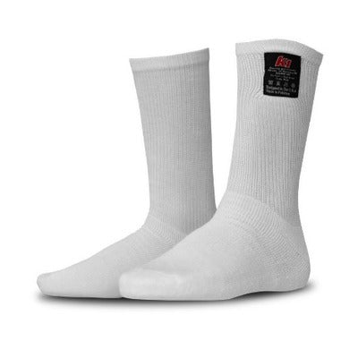 K1 RACEGEAR Socks Nomex K1 White Large/X-Large K1 RACEGEAR