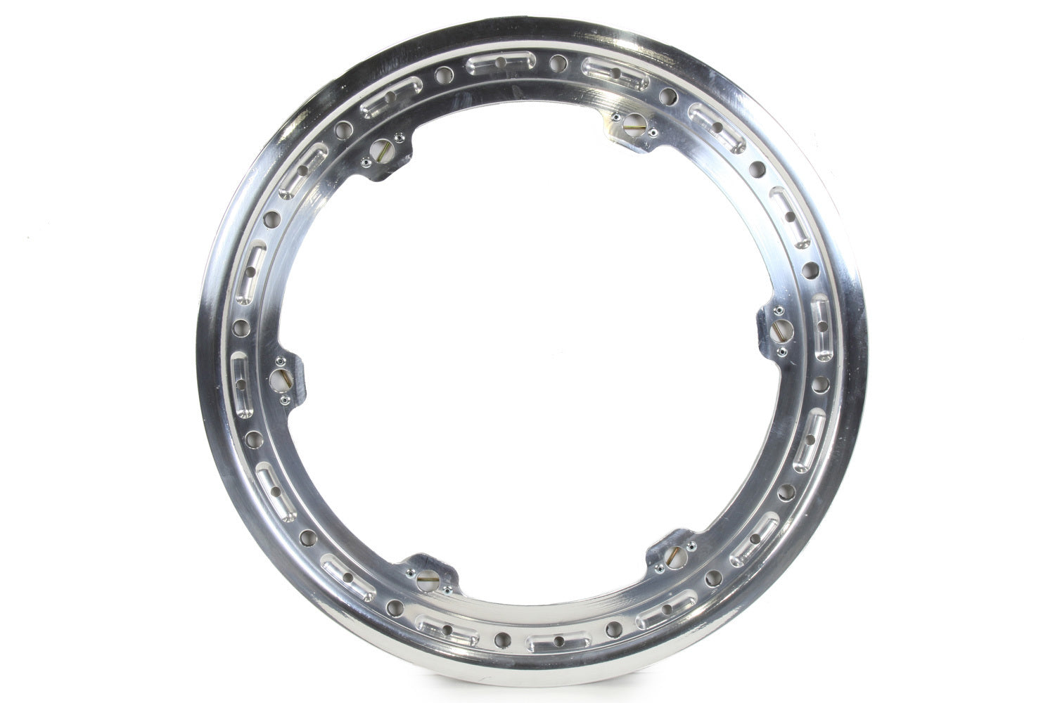 KEIZER ALUMINUM WHEELS, INC. Beadlock Ring Polished 15in w/3 Threaded Tabs KEIZER ALUMINUM WHEELS, INC.