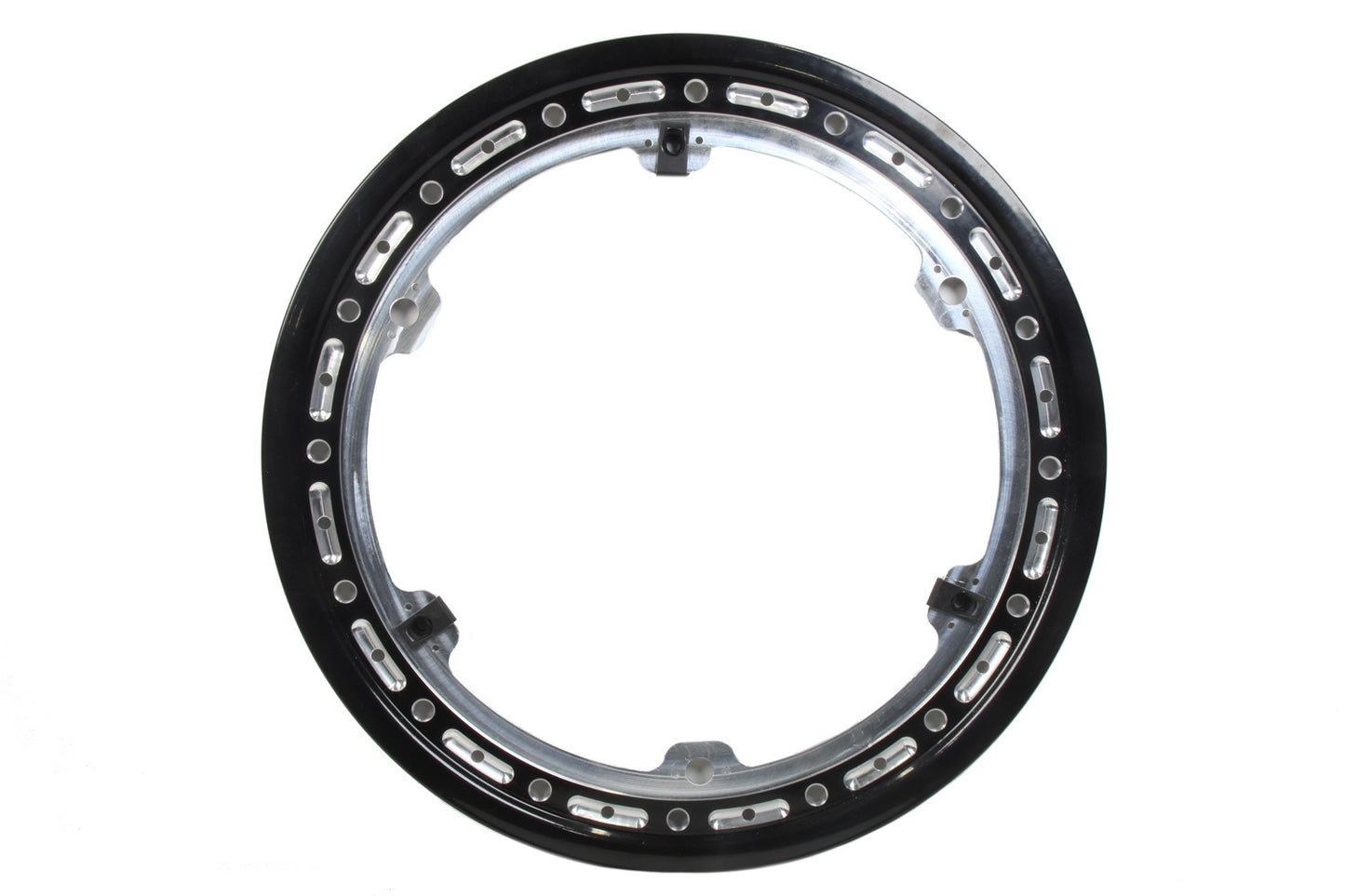 KEIZER ALUMINUM WHEELS, INC. Beadlock Ring Black 15in w/3 Threaded Tabs KEIZER ALUMINUM WHEELS, INC.