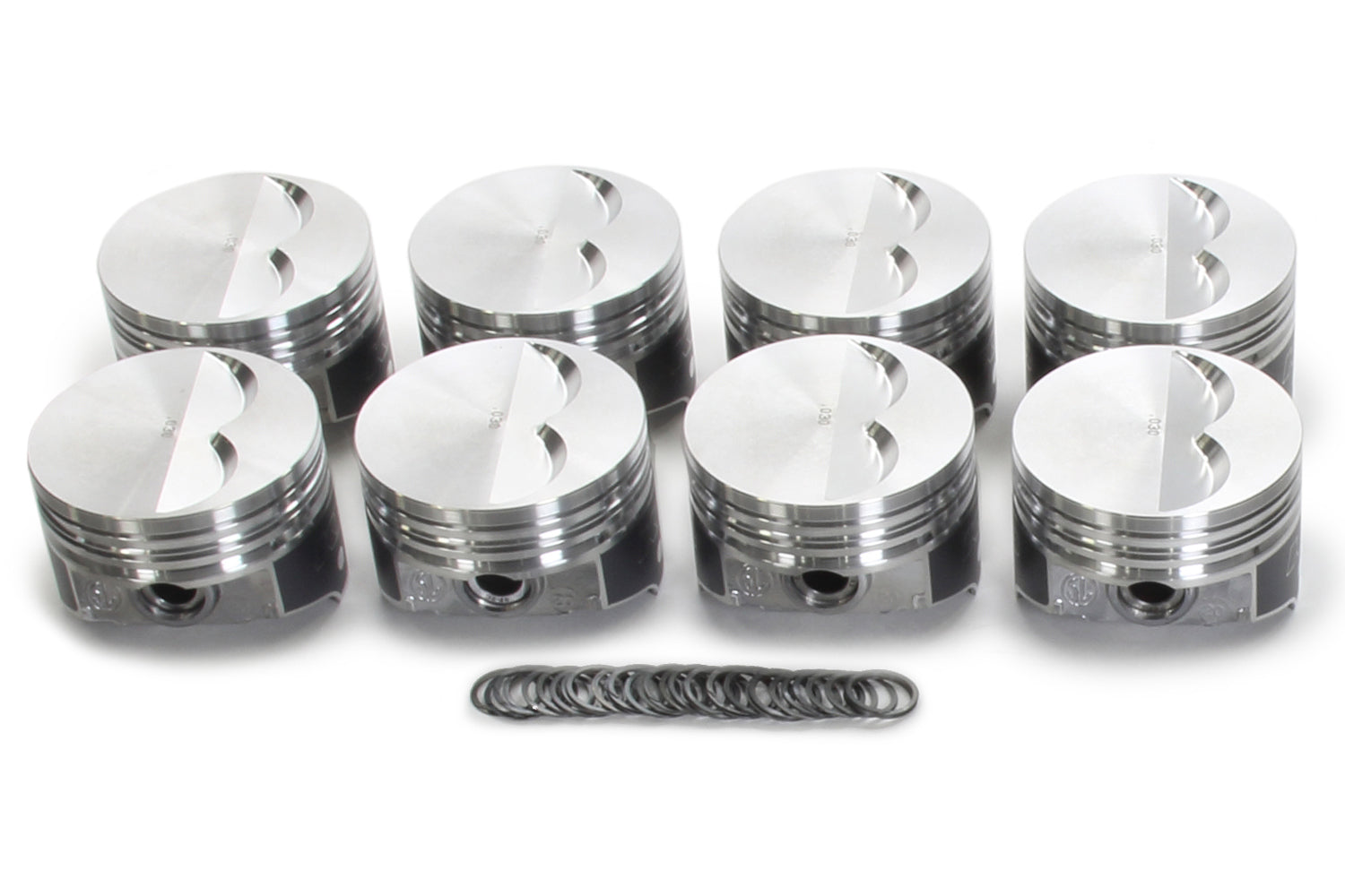 KB PERFORMANCE PISTONS SBC Flat Top Piston Set 4.030 Bore -7cc KB PERFORMANCE PISTONS