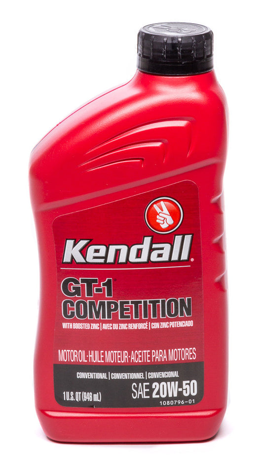 KENDALL OIL Kendall 20w50 GT-1 High Performance Oil 1qt KENDALL OIL