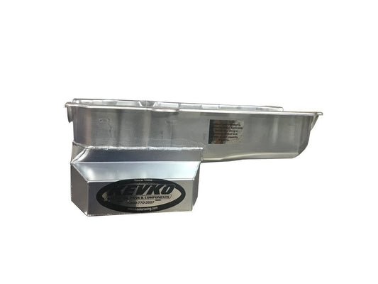 KEVKO OIL PANS & COMPONENTS SBC Oil Pan Claimer 6qt RH Dipstick 80-85 KEVKO OIL PANS & COMPONENTS