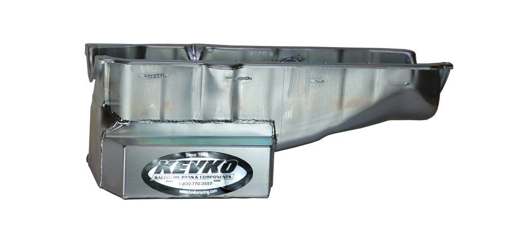 KEVKO OIL PANS & COMPONENTS SBC Oil Pan C/T 6qt LH Dipstick 57-79 KEVKO OIL PANS & COMPONENTS