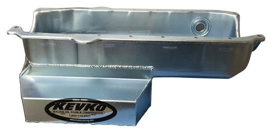 KEVKO OIL PANS & COMPONENTS SBC Oil Pan Modified 7qt RH Dipstick 86-Up KEVKO OIL PANS & COMPONENTS