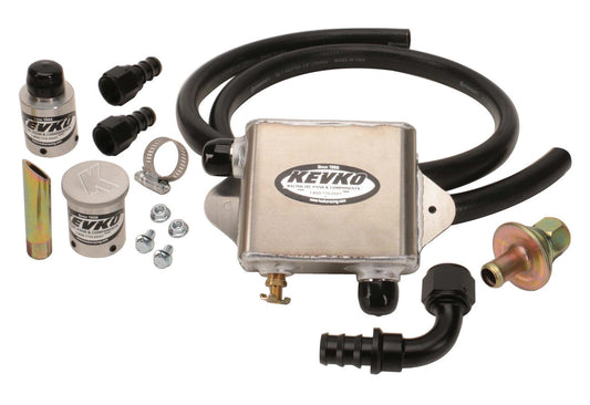 KEVKO OIL PANS & COMPONENTS Alum Evac Tank Kit w/1-3/8in Slip Ons KEVKO OIL PANS & COMPONENTS