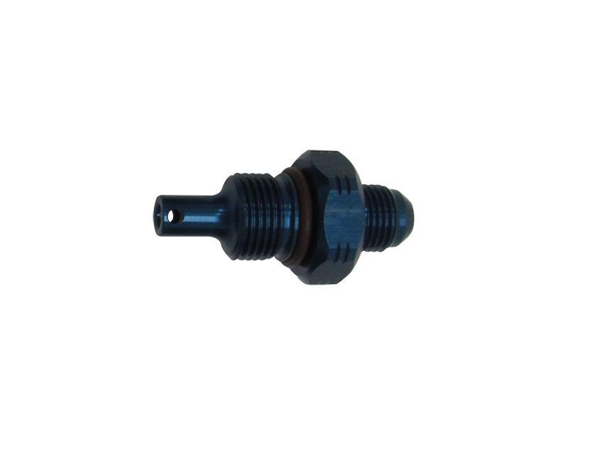 Alum Flow Valve -6an Male ID Blank KRC POWER STEERING