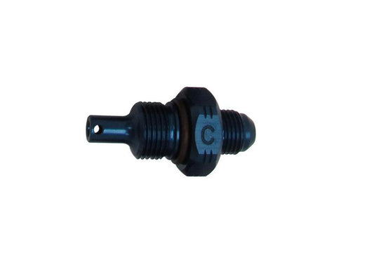 Alum Flow Valve -6an MALE ID - C KRC POWER STEERING