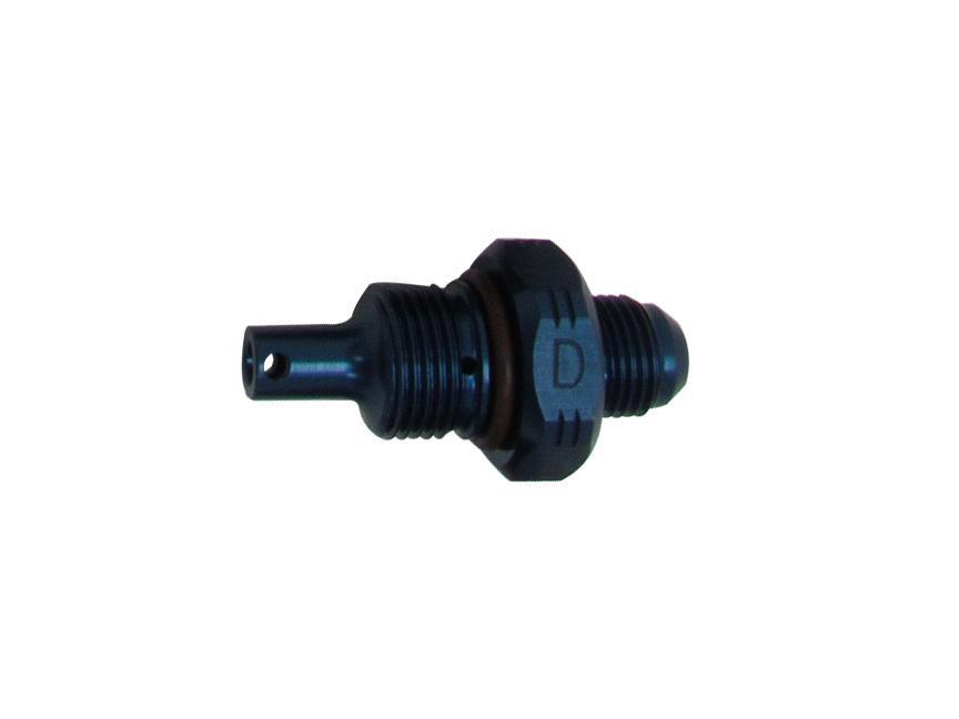 Alum Flow Valve -6AN Male ID - D KRC POWER STEERING