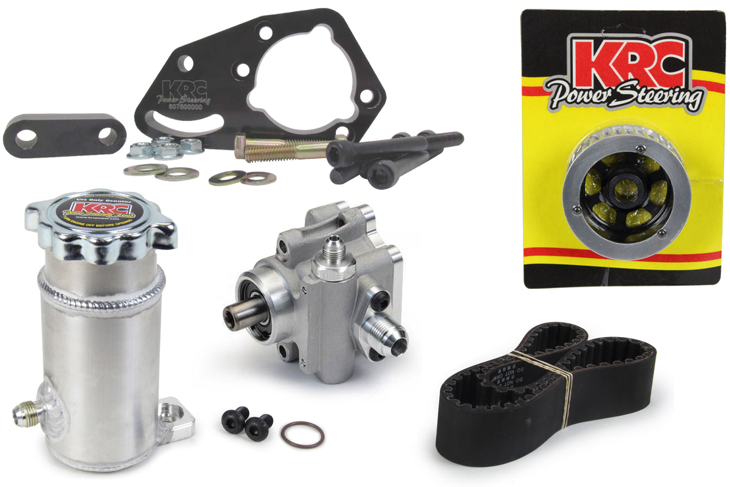 KRC POWER STEERING Tandem Fuel / Power Steering Bellhousing Kit KRC POWER STEERING