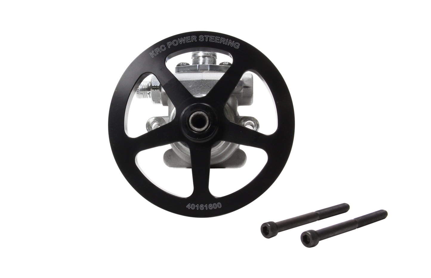 KRC POWER STEERING P/S Pump Elite w/ 6in V- Belt Pulley w/o Res KRC POWER STEERING