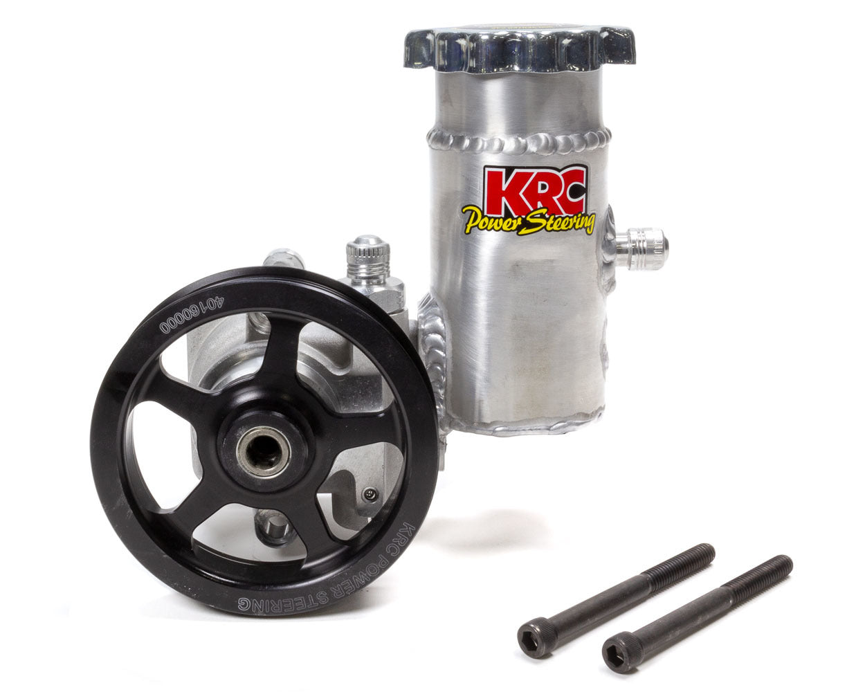 KRC POWER STEERING P/S Pump Elite w/ 4.2in 6 Rib Pulley w/Reservoir KRC POWER STEERING