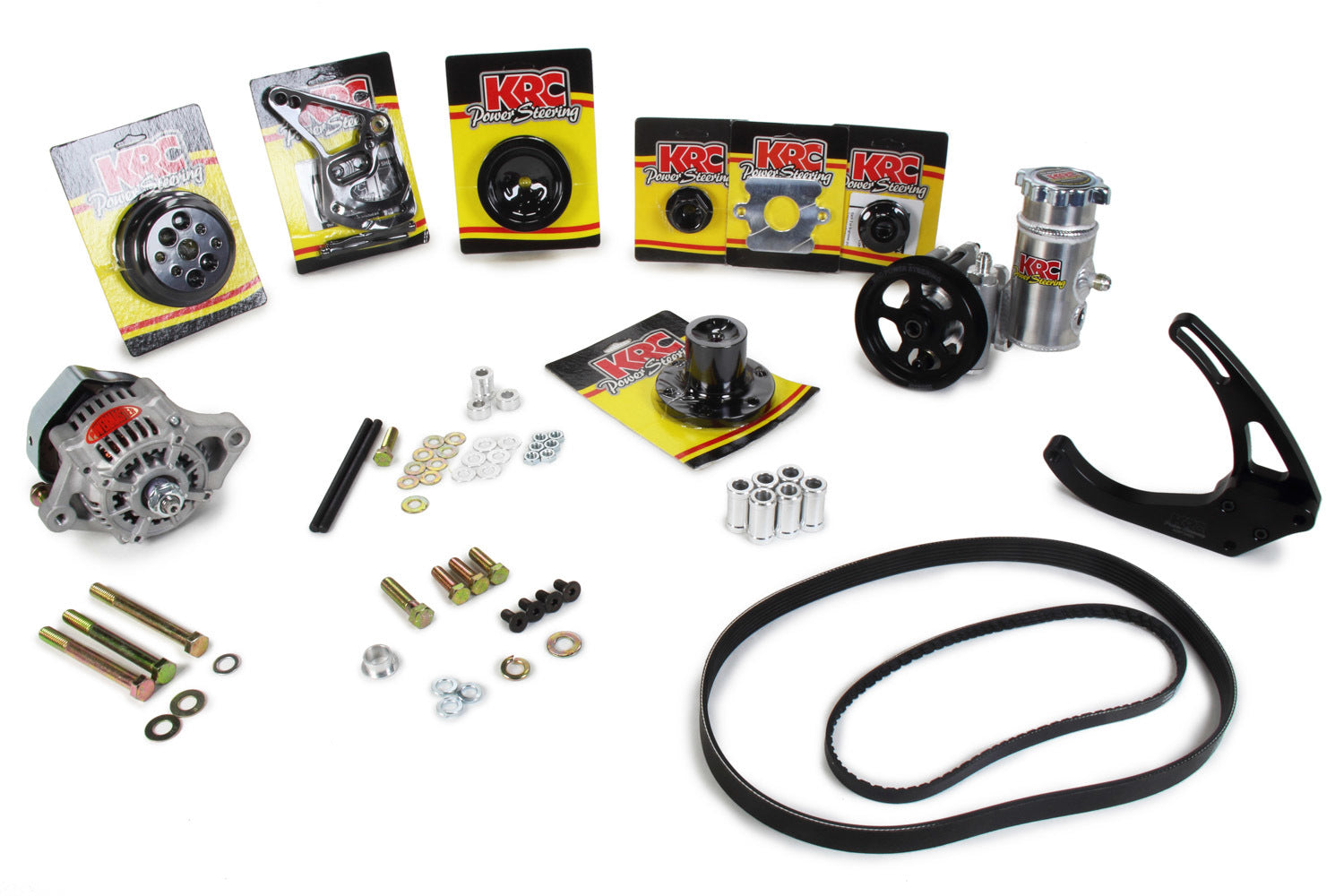 KRC POWER STEERING Complete SB Ford Crate Kit Head Mount KRC POWER STEERING