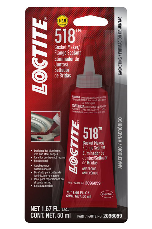 LOCTITE Gasket Maker 518 Anaerbc 50ml/1.69oz LOCTITE