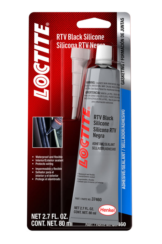 LOCTITE RTV Black Silicone Adhesive 80ml/2.7oz LOCTITE