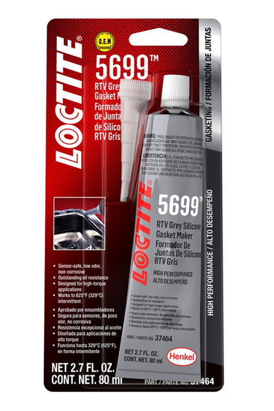 LOCTITE RTV 5699 Grey Silicone 80ml/2.7oz LOCTITE