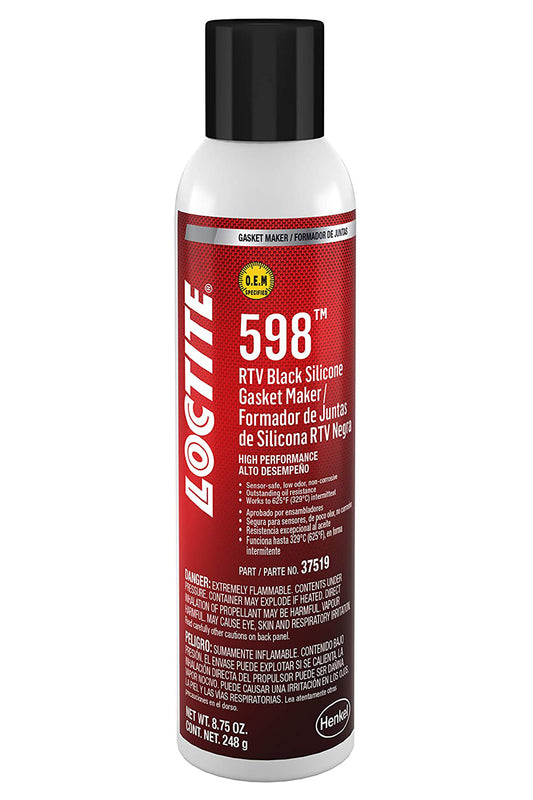 LOCTITE RTV 598 Black High Perfo rmance Silicone 8.75oz LOCTITE