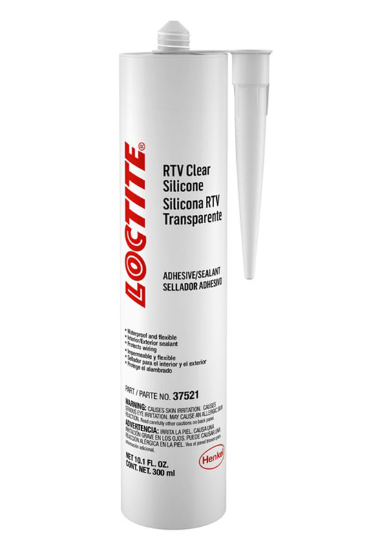 LOCTITE RTV Clear Silicone Adhesive Cartridge 300ml LOCTITE