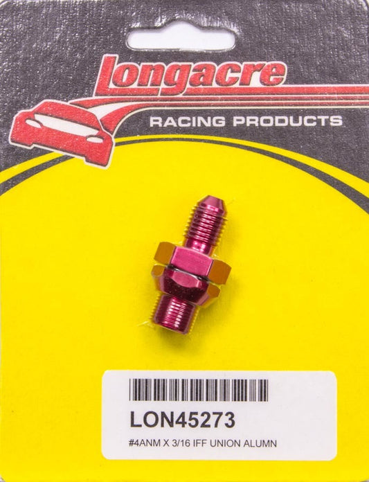 LONGACRE Brake Fitting #4-3/16in Bulkhead LONGACRE