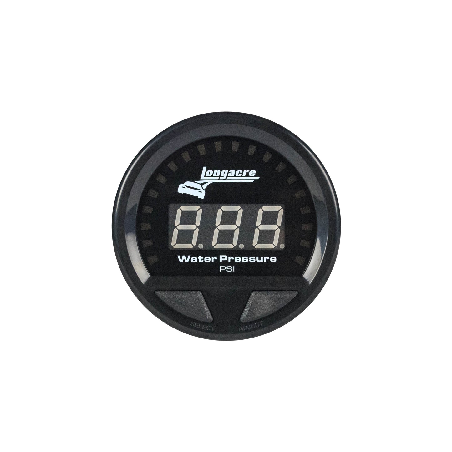 LONGACRE Waterproof LED Water Pressure Gauge 0-60psi LONGACRE