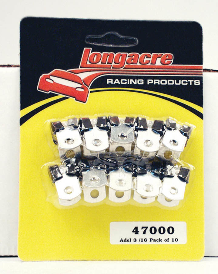 LONGACRE Line Clamps 3/16in 10pk LONGACRE