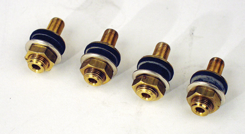 LONGACRE Brass Valve Stems Low Profile (4pk) LONGACRE