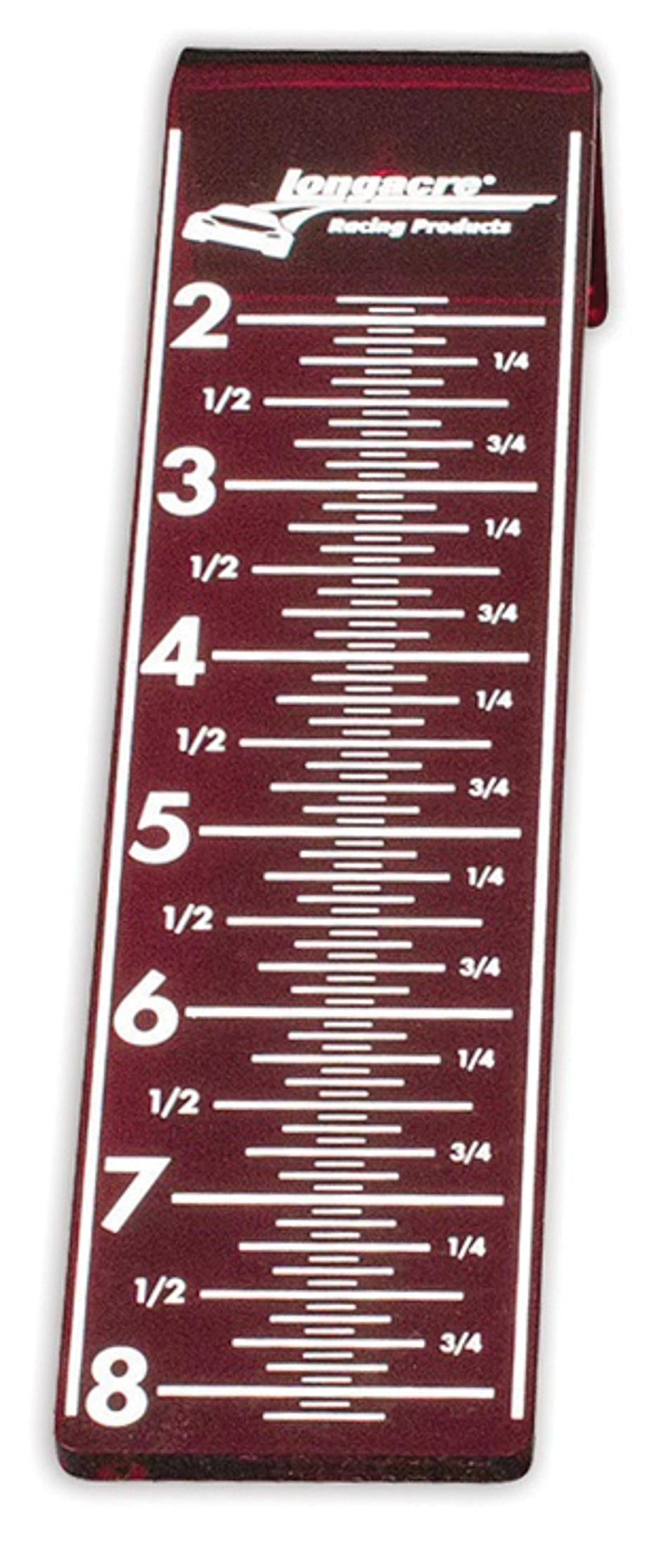 LONGACRE Gauge / Target for Laser Level Chassis Height LONGACRE