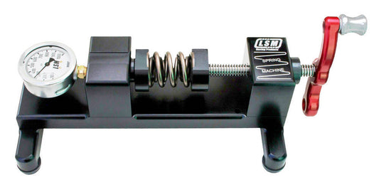 LSM RACING PRODUCTS Bench Top Valve Spring Tester w/0-600# Gauge LSM RACING PRODUCTS