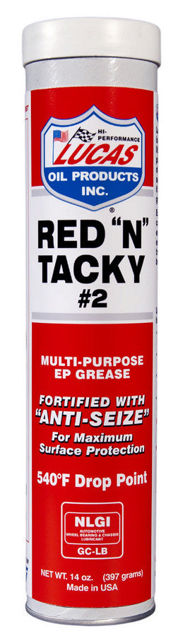 LUCAS OIL Red-N-Tacky Gre 14 oz Tube LUCAS OIL