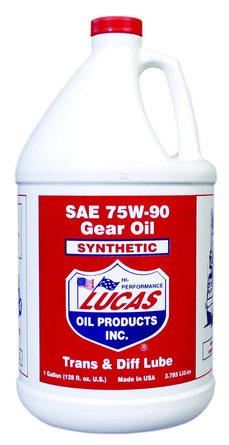 LUCAS OIL 75w90 Synthetic Gear Oil 1 Gal LUCAS OIL