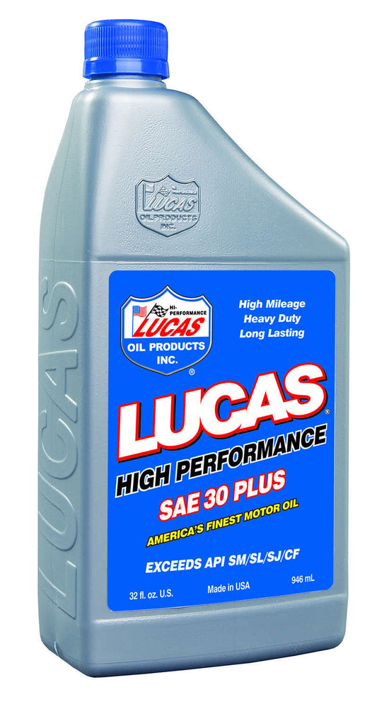 LUCAS OIL 30w Motor Oil Case/6 LUCAS OIL